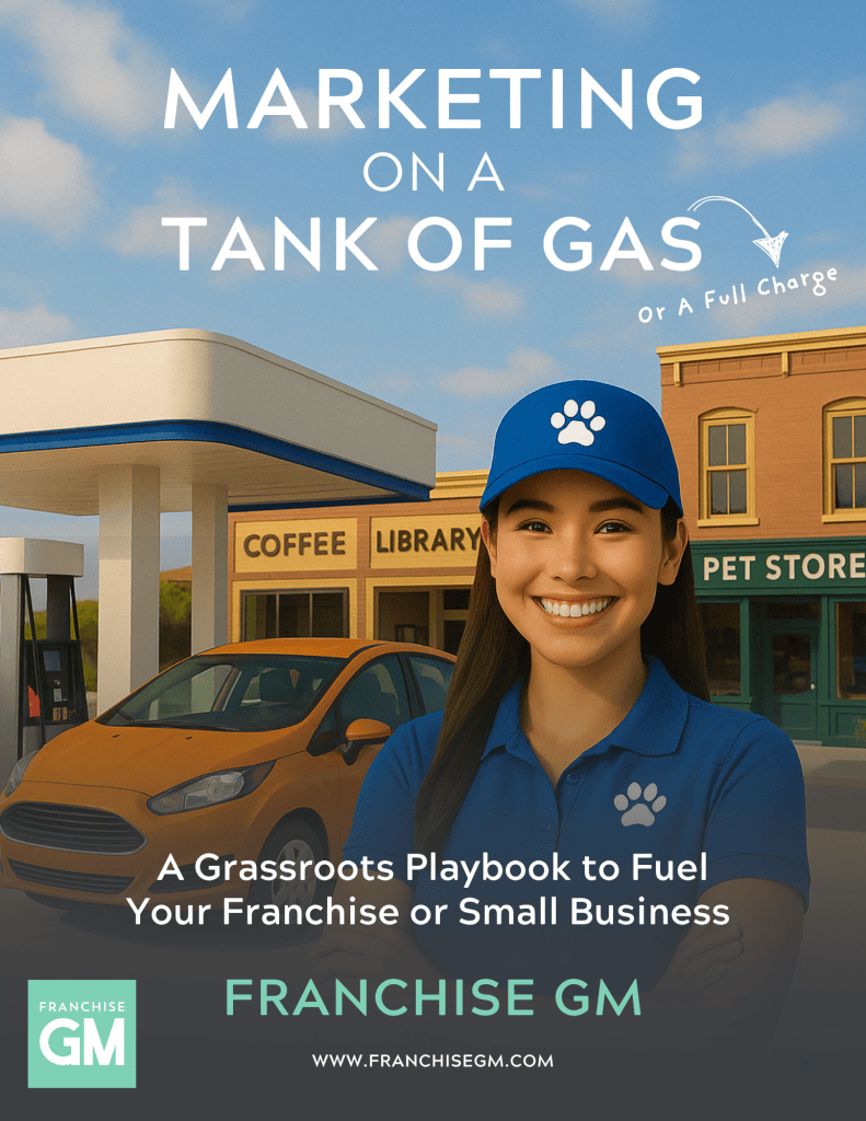 Marketing On a Tank of Gas Franchise Marketing Playbook Cover