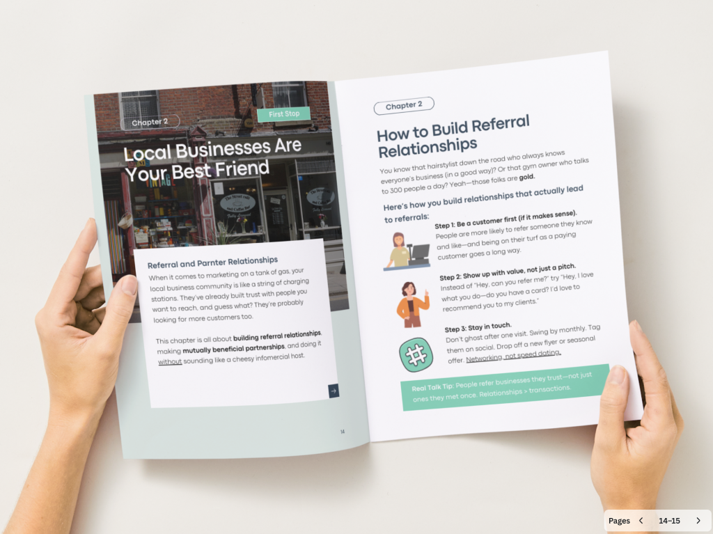 Multiple Copies of Marketing on a Tank of Gas